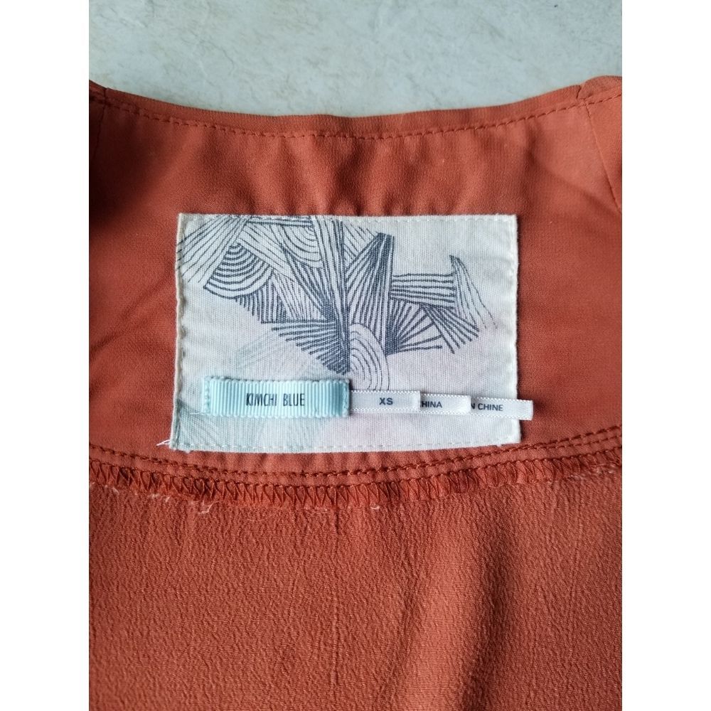 Kimchi Blue Orange Open Cardigan - Picture 5 of 6